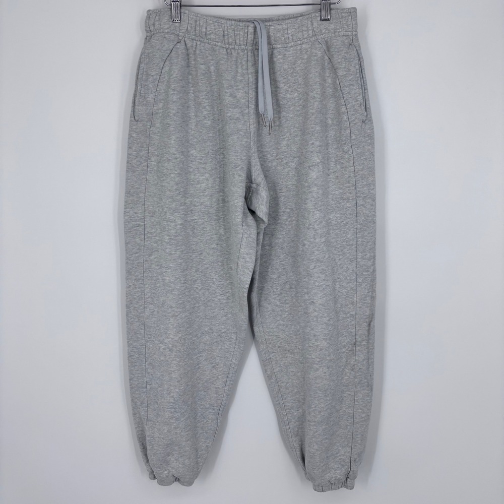 Lululemon Scuba Mid-Rise Oversized Jogger Sweatpants Womens M LW5GI9S Gray